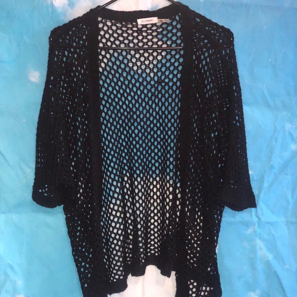 Cute black coverup